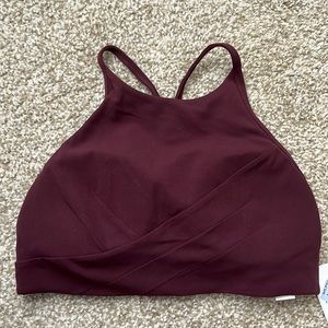 Sold NWT Lululemon Flow Y Wrap Front High Neck Bra